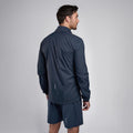 Eclipse Blue Montane Men's Featherlite Windproof Jacket Model Back