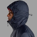 Eclipse Blue Montane Men's Fortes Lite Hooded Insulated Jacket Model 4