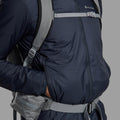Eclipse Blue Montane Men's Fortes Lite Hooded Insulated Jacket Model 6