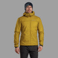 Ginkgo Gold Montane Men's Fortes Lite Hooded Insulated Jacket Model Front