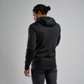 Black Montane Men's Fury Hooded Fleece Jacket Model Back