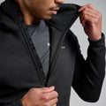 Black Montane Men's Fury Hooded Fleece Jacket Model 5