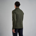 Oak Green Montane Men's Fury Fleece Jacket Model Back
