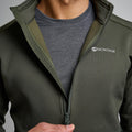 Oak Green Montane Men's Fury Fleece Jacket Model 4