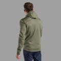 Caper Montane Men's Fury Lite Hooded Fleece Jacket Model Back