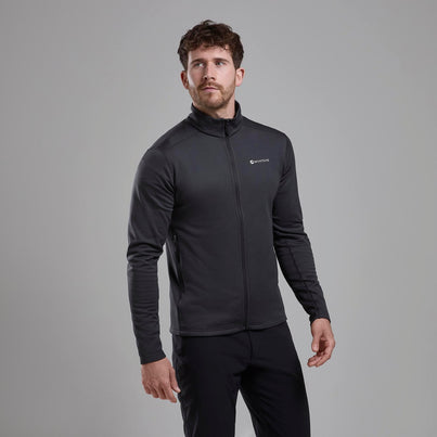 Midnight Grey Montane Men's Fury Lite Fleece Jacket Front