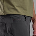 Midnight Grey Montane Men's Genoa Lite Shorts Model 3