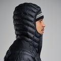 Black Montane Men's Icarus Hooded Insulated Jacket Model 3