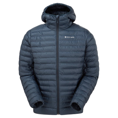 Eclipse Blue Montane Men's Icarus Hooded Insulated Jacket Front