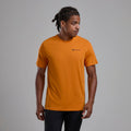 Flame Orange Montane Men's Impact Compass T-Shirt Model Front