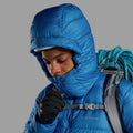 Neptune Blue Montane Men's Kamen Hooded Down Jacket Model 5