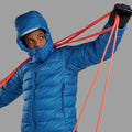 Neptune Blue Montane Men's Kamen Hooded Down Jacket Model 7