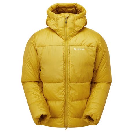 Ginkgo Gold Montane Men's Kamen XT Hooded Down Jacket Front