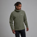 Caper Montane Men's Khamsin Hooded Softshell Jacket Model Front