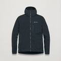 Black Montane Men's Khamsin Lite Hooded Softshell Jacket Front MKHLHBLA