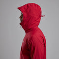 Acer Red Montane Men's Minimus Lite Waterproof Jacket Model 3