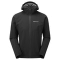 Black Montane Men's Minimus Lite Waterproof Jacket Front