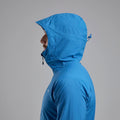 Electric Blue Montane Men's Minimus Lite Waterproof Jacket Model 3