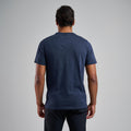 Eclipse Blue Montane Men's Mono Logo T-Shirt Back