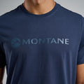 Eclipse Blue Montane Men's Mono Logo T-Shirt Model Front