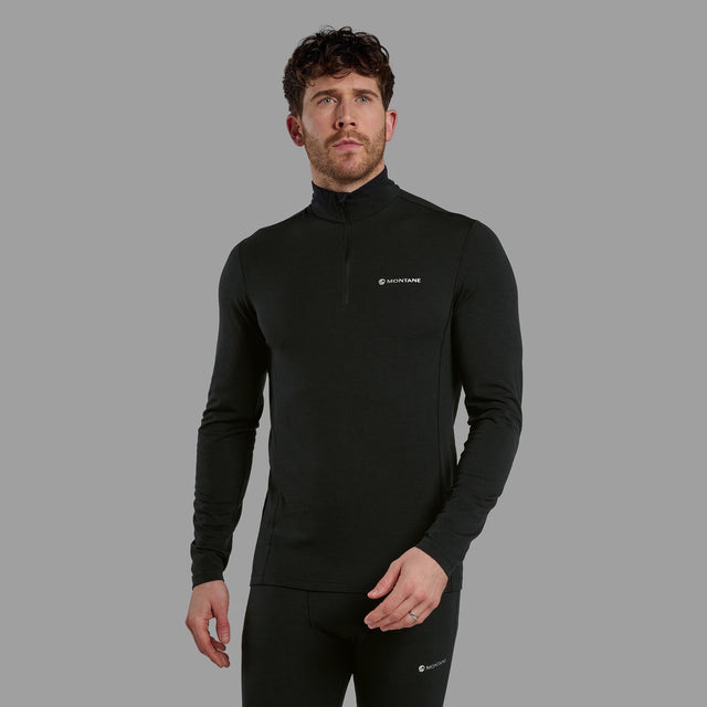 Montane Men's Malli Long Sleeve Zip Merino T-Shirt