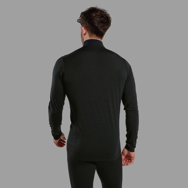 Montane Men's Malli Long Sleeve Zip Merino T-Shirt
