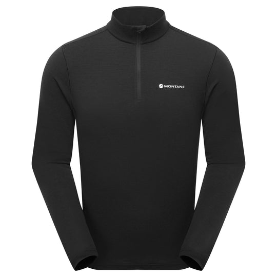 Montane Men's Malli Long Sleeve Zip Merino T-Shirt