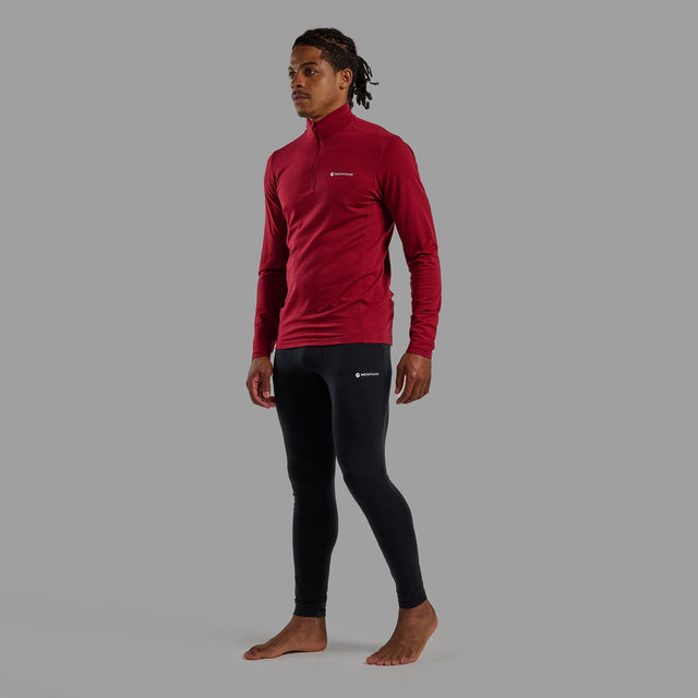 Montane Men's Malli Long Sleeve Zip Merino T-Shirt