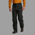 Black Montane Men's Phase Waterproof Pants Model Front
