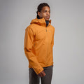 Flame Orange  Montane Men's Phase Lite Waterproof Jacket Model Front