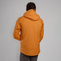 Flame Orange Montane Men's Phase Lite Waterproof Jacket Model Back