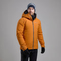 Flame Orange Montane Men's Phase XT Waterproof Jacket Model Front