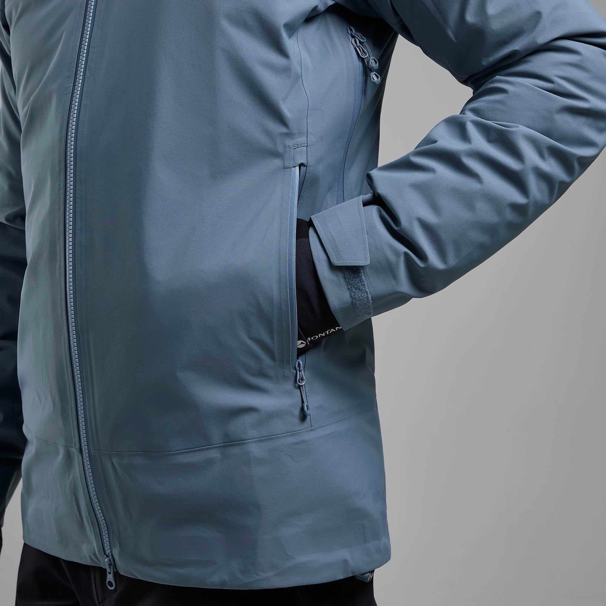 Stone Blue Montane Men's Phase XT Waterproof Jacket Model 4