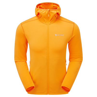 Nagami Orange Montane Men's Protium Lite Hooded Fleece Jacket Front