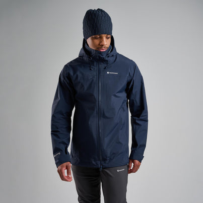 Eclipse Blue Montane Men's Phase Pro Shell Waterproof Jacket Front