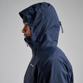 Eclipse Blue Montane Men's Phase Pro Shell Waterproof Jacket Model 4