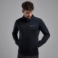 Black Montane Men's Protium Hooded Fleece Jacket Model 4