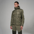 Caper Montane Men's Prism Hooded Insulated Jacket Model Front