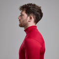 Acer Red Montane Men's Protium Lite Pull On Fleece Model 3