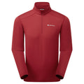 Dark Maple Montane Men's Protium Lite Pull On Fleece Front