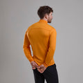 Nagami Orange Montane Men's Protium Lite Pull On Fleece Model Back