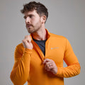 Nagami Orange Montane Men's Protium Lite Pull On Fleece Model 4