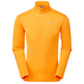 Nagami Orange Montane Men's Protium Lite Pull On Fleece Front