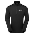 Black Montane Protium Fleece Pull-On Jacket Front