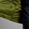 Alder Green Montane Men's Resolve Hooded Down Jacket Model 6