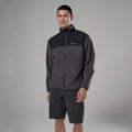 Midnight Grey Montane Men's Roco Fleece Jacket Model Front