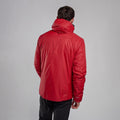 Acer Red Montane Men's Respond Hooded Insulated Jacket Model Back