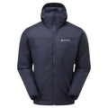 Eclipse Blue Montane Men's Respond Hooded Insulated Jacket Front