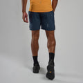 Eclipse Blue Montane Men's Slipstream 7" Trail Running Shorts Model Back