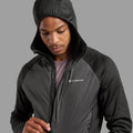 Black Montane Men's Sirocco Lite Hooded Insulated Jacket Model 4